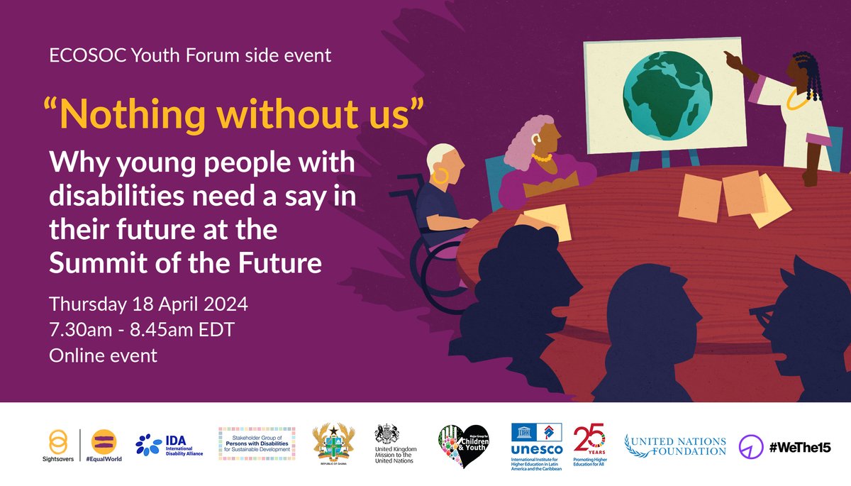 "Nothing without us”: why young people with disabilities need a say in their future at the Summit of the Future
